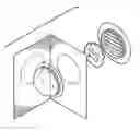 Fig. 01 - Greeting card with removable enclosure for cookie or other items