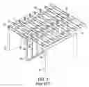 Fig. 02 - TRUSS AND PURLIN SUPPORT APPARATUS AND A METHOD OF MAKING AND USING SAME WITH BUILDING SUPPORTS AND FLOOR AND ROOF SHEATHING