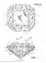 Fig. 02 - Modified princess cut diamond having hearts and arrows pattern and method