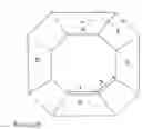 Fig. 05 - Modified princess cut diamond having hearts and arrows pattern and method