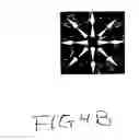 Fig. 10 - Modified princess cut diamond having hearts and arrows pattern and method