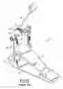 Fig. 06 - Adjustable drum pedal assembly