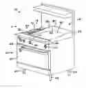 Fig. 01 - Gas-fired cooking griddle