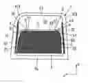 Fig. 01 - Blind arrangement for the window of a motor vehicle