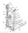 Fig. 01 - Extendable mast structure for a fork-lift truck