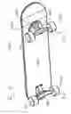 Fig. 08 - Side motion propelled skateboard device