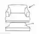 Fig. 01 - Knit form-fit slipcover