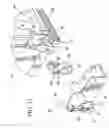 Fig. 09 - Surface sweeping machine with a dump door and chute actuating mechanism
