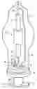 Fig. 01 - Discharge lamp with lamp base structure