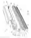Fig. 70 - Inkjet printhead with a wafer assembly having an array of nozzle arrangements
