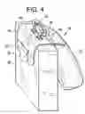 Fig. 04 - Shoe bag having a structure that receives a handle from a separate item