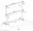 Fig. 09 - Guard rail base and guard rail support