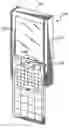Fig. 01 - Handheld computing and communication device with a multi-position keyboard-lid