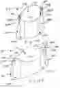 Fig. 10 - Disposable absorbent article having barrier cuff strips