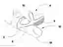 Fig. 01 - Ventilated and swing away finger cot for handling paper documents