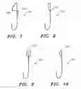 Fig. 08 - Fishing hook and method for attaching a snell to a fishing hook