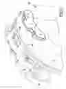 Fig. 11 - Outer pad abutment design for frame type calipers