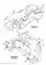Fig. 09 - Support bracket for an internally abutted brake pad and a hanging brake pad