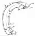 Fig. 01 - Hydroformed drum brake shoe assembly for vehicles and method of making same