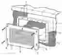 Fig. 01 - Skimmer guard for a swimming pool