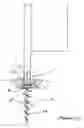 Fig. 10 - In-ground anchor structure for interchangeable posts and signs