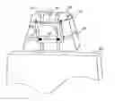 Fig. 01 - Method for mounting a travel video disk player and the mounting means thereof
