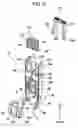 Fig. 10 - Ink cartridge loadable into chamber of casing by guide member