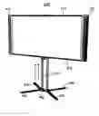 Fig. 01 - Portable projection screen assembly