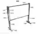 Fig. 01 - Portable screen assemblies for projectors