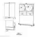 Fig. 03 - Portable screen assemblies for projectors