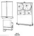 Fig. 03 - Portable projection screen assembly