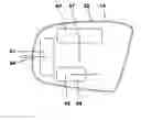 Fig. 01 - Mirror glass component including an integrated luminescent film
