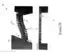 Fig. 06 - Micro-mechanical beam protective support structures wherein at least two adjacent support structures touch each other upon reaching a predetermined bending action
