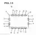 Fig. 13 - Monolithic capacitor and mounting structure thereof