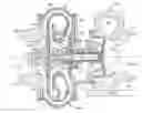 Fig. 01 - Turbocharger having two-stage compressor with boreless first-stage impeller