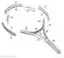 Fig. 01 - Sports racquet with multi-section frame