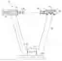 Fig. 01 - Locking mechanism for a bicycle trainer