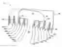 Fig. 01 - Surgical sagittal saw blade with angled teeth and chip catchment and reciprocating saw blade with broached teeth