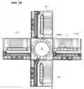 Fig. 14 - Scalable composite rectangular/cylindrical automated data storage library system