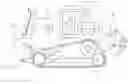 Fig. 01 - Electronic mail system for a work machine