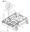 Fig. 04 - Disk device having ribs for preventing fall-in of disk medium