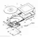 Fig. 01 - Optical disk device with pickup cooling plate
