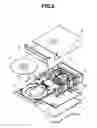 Fig. 06 - Optical disk device with pickup cooling plate