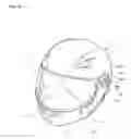 Fig. 04 - Helmet having removable jaw guard