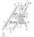 Fig. 17 - Actuating mechanism for a pivotably mounted actuating arm