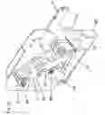 Fig. 24 - Actuating mechanism for a pivotably mounted actuating arm
