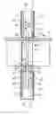 Fig. 01 - Joint fitting between members, joint structure of upper and lower floor vertical frame members, and method of joining