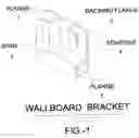 Fig. 02 - Wallboard bracket and method for repair