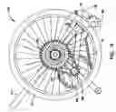 Fig. 08 - Wheel double gears chain drive of reel cutter gears