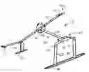 Fig. 01 - Self propelled hydrofoil device with leverage-based control of drive foil